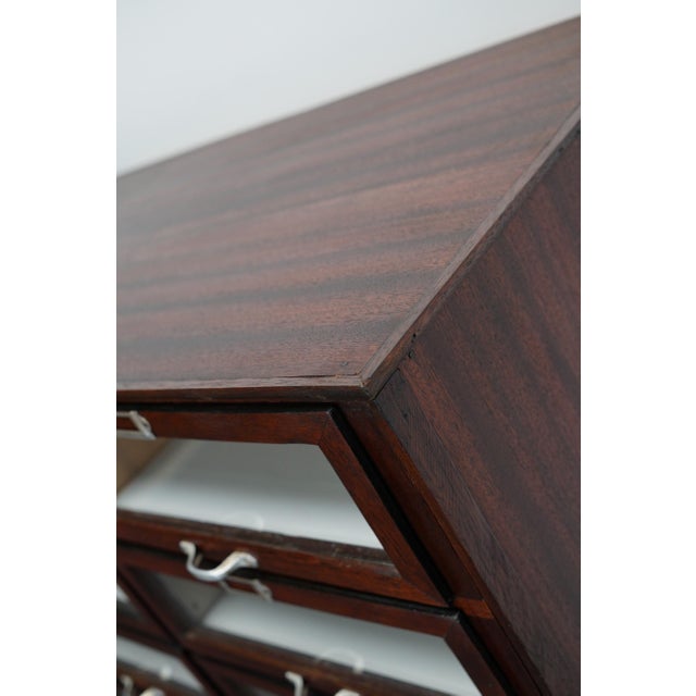 Vintage Dutch Mahogany Haberdashery Shop Cabinet, 1930s For Sale - Image 15 of 18