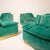 STROPICCIO Lounge Chairs by Luciano Frigerio for Frigerio Di Desio, 1975, Set of 4 For Sale - Image 12 of 14