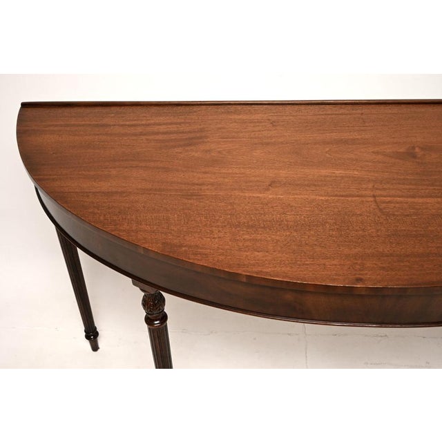Vintage Georgian Style Console Table, 1950 For Sale - Image 6 of 8