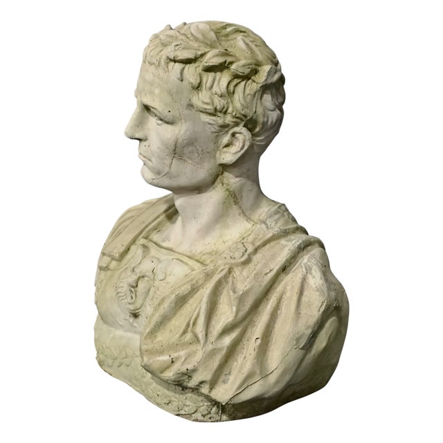 Large Stone Gladiator Bust, 1930 For Sale