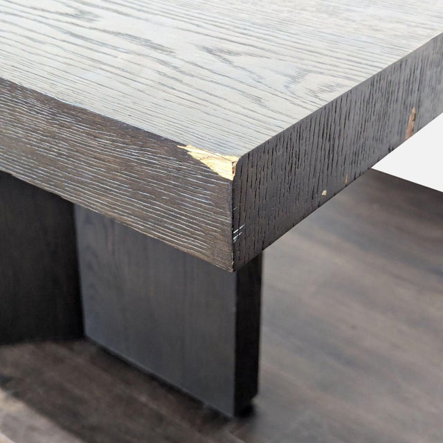 2010s Restoration Hardware Rectangular Wood Dining Table For Sale - Image 5 of 10