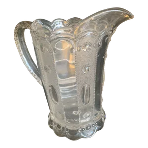 Vintage Us Glass Kansas Pitcher