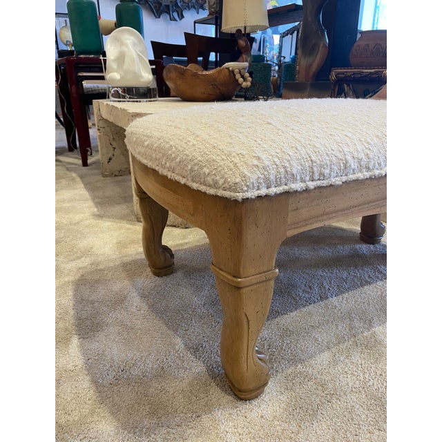 Egyptian Revival Style Whimsical Wood Bench/ Ottoman For Sale - Image 16 of 18