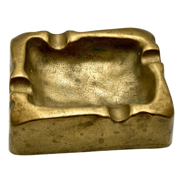 Mid-Century Modern Ashtray in Brass, Germany, 1960s For Sale