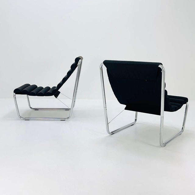 Vintage Bauhaus Boudins Lounge Chair by Michel Boyer, France, 1970s For Sale - Image 6 of 11