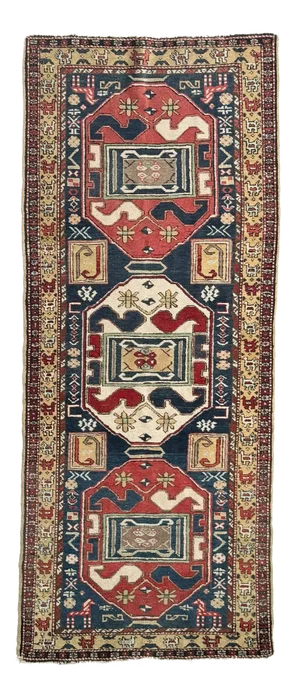1940s Caucasian Design Northwest Heriz/meshkin Woven Rug 6 X 8.7