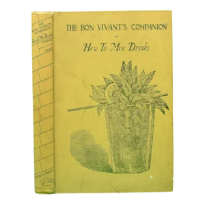 "The Bon Viviant's Companion or How to Mix Drinks" 1929 Thomas, Professor Jerry