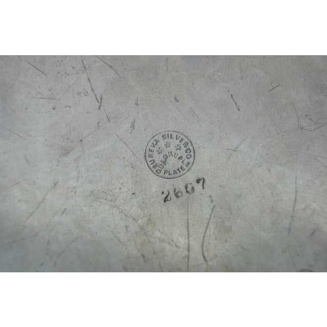 Metal Mid 20th Century Vintage Silverplate Casserole Vegetable Serving Tureens Lidded Dishes W Inserts - 3pcs For Sale - Image 7 of 17