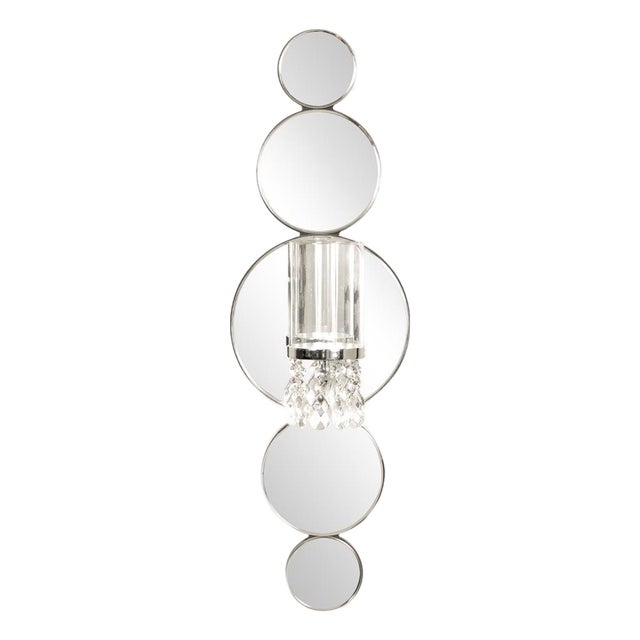 Mirrored Wall Sconce For Sale