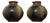 Vintage Mid 20th Century Pottery Craft Usa Robert Maxwell Style Vases - A Pair For Sale