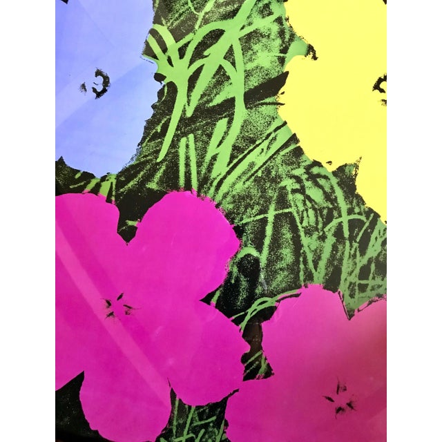 Vintage Andy Warhol Estate Flowers Screen Print For Sale In Cleveland - Image 6 of 9