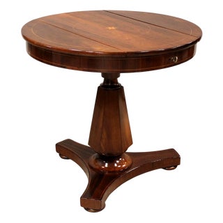 Charles X Walnut Coffee Table, Italy, 19th Century For Sale