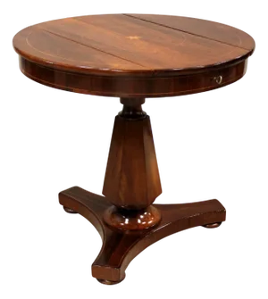 Charles X Walnut Coffee Table, Italy, 19th Century