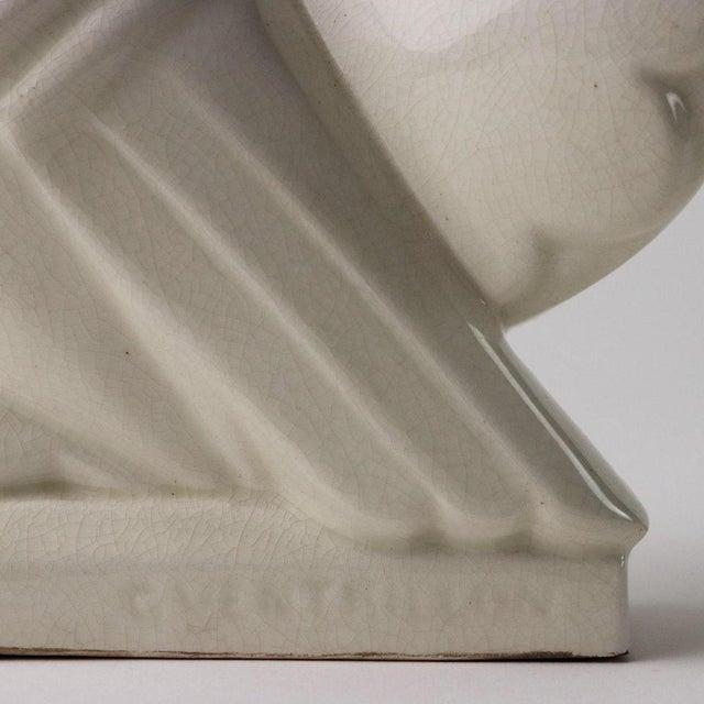 Ceramic Ceramic Sculpture Pigeon by George Ventrillon for Saint Clement For Sale - Image 7 of 9