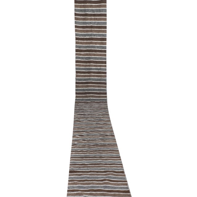 1970s Vintage Turkish Tulu Kilim Runner Stair Tread Chairish