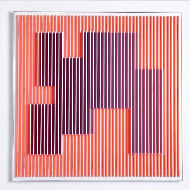 2010s Jose Margulis, Orange Molecule 1 - Geometric Abstract Kinetic Art, 2018 For Sale - Image 5 of 5