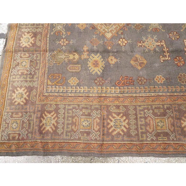 Textile Galerie Shabab Collection Mid-20th Century Turkish Oushak Rug For Sale - Image 7 of 10