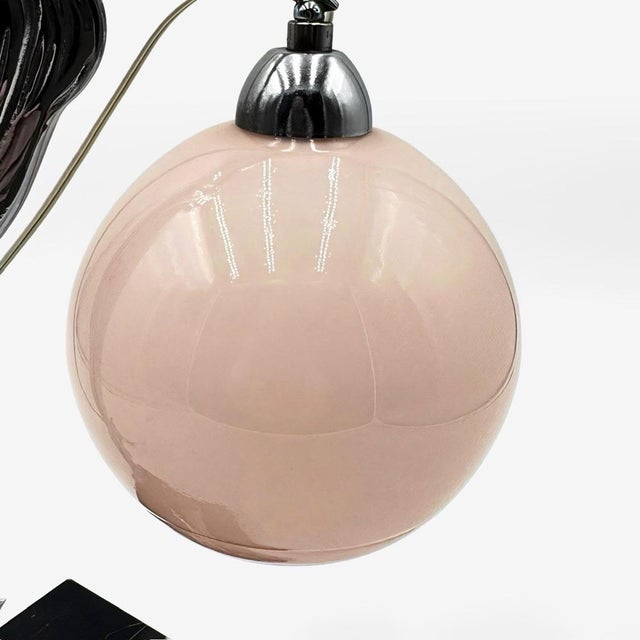 Art Deco Chrome Marabout Lamp, 1930s For Sale - Image 9 of 12