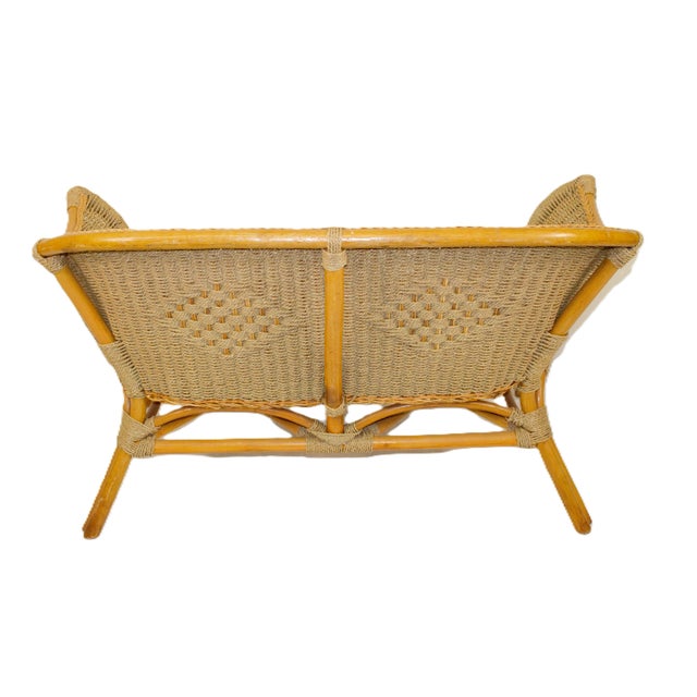 Vintage Bamboo Sofa, 1960s, in Flawless conditions. Designed 1960 to 1969