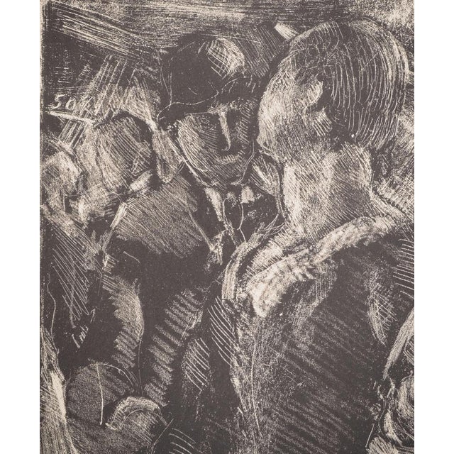 Luc-Albert Moreau, At the Cinema, Original Lithograph For Sale - Image 4 of 5