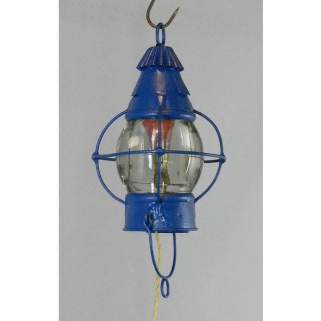 Antique Globe Ship's Lantern For Sale - Image 5 of 11