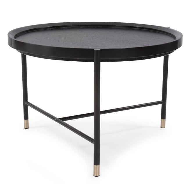 A growing movement in design is taking furniture to a cleaner, more minimal style. A dark ash wood veneer top is paired...