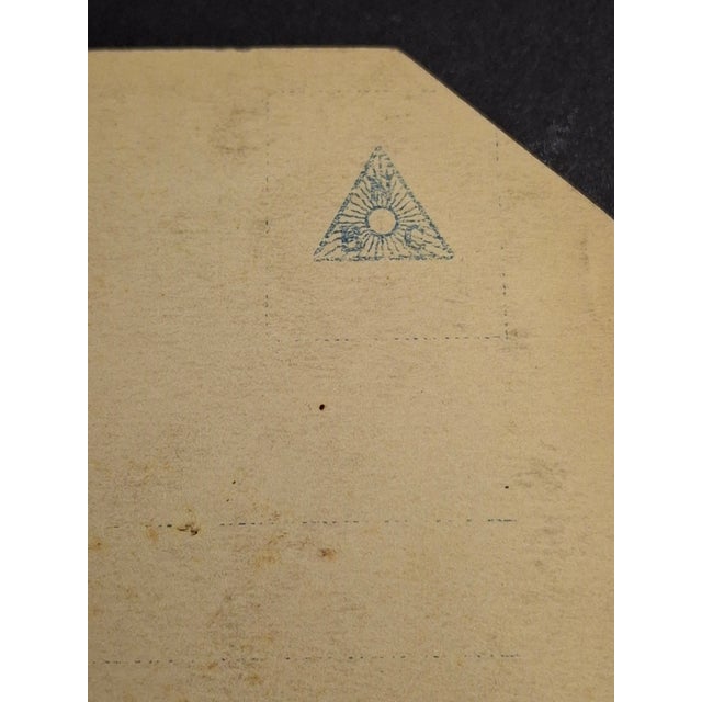 Black Antique 1900s Rosh Hashanah Postcards German Judaica Eas Schwerdtfeger Synagogue - Set of 5 For Sale - Image 8 of 18
