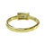 18k Yellow Gold Bezel Baguette Natural Diamond Ring, Size 6.5 For Sale In New York - Image 6 of 7