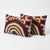This beautiful 18'' x 32'' & 17'' x 32'' hand-embroidered Suzani pillow cover set was made from authentic Uzbek cotton...