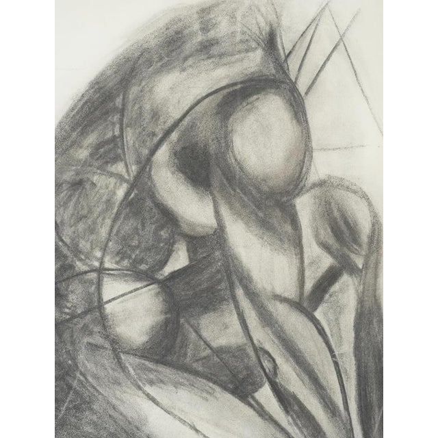 Marcel Mouly, Nude Study, Charcoal For Sale - Image 7 of 8