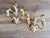 Italian Gilt and White Tole Two-Light Wall Sconces Masca, 1970s, Set of 2 For Sale - Image 9 of 17