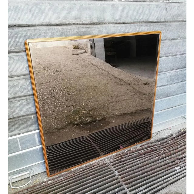 Large Mirror in the Style of Tobia Scarpa, 1970s For Sale - Image 11 of 11