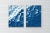 2020 "Rolling Waves Off Sidney" Seascape Cyanotype Diptych on Watercolor Paper by Kind of Cyan - Set of 2 For Sale - Image 4 of 12