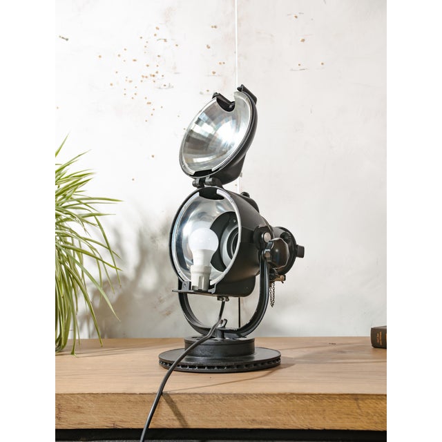 Pig Nose Theater Spotlight Desk Lamp from Strand Electric, England, 1960s For Sale - Image 4 of 16