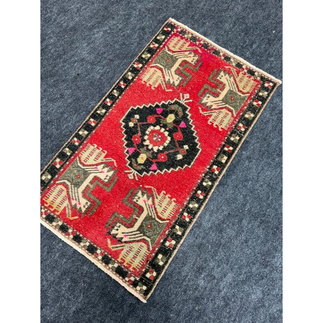 Early 21st Century Turkish Yastik Rug 1'7" x 2'10" For Sale - Image 5 of 5