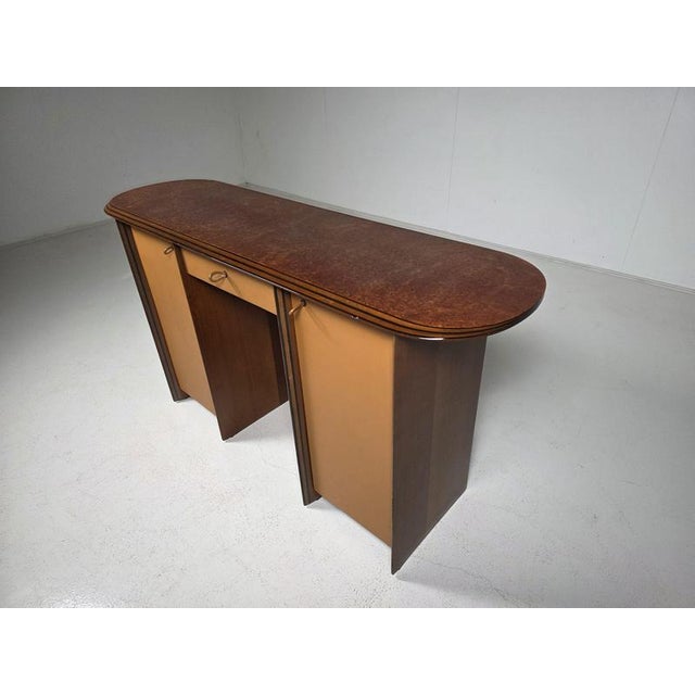 Artona Cabinet in Walnut and Burlwood by Afra & Tobia Scarpa for Maxalto, Italy, 1970s For Sale - Image 3 of 7