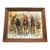 Mid-Century Modern Abstract Horse Racers Oil Painting – Signed James For Sale