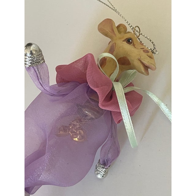 Shabby Chic 3 Vintage Artisan Holiday Ornaments Dolls For Sale - Image 3 of 5