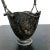 Mid-Century Modern 1960s Taxco Patinated Silverplate Heart Basket Mexico For Sale - Image 3 of 10
