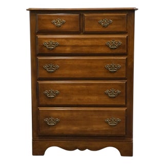 Ethan Allen Country Manor Collection Country French 34" Chest of Drawers 17-5104 - 221 Baguette Finish For Sale