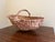 French Country Antique American Splint Oak Basket With Handled Form, Early 20th Century For Sale - Image 3 of 11