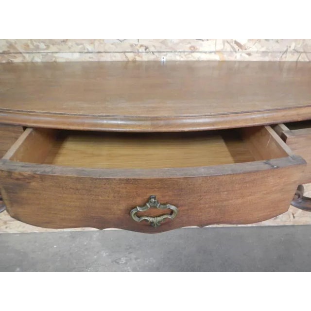 Walnut Console, 1940 For Sale - Image 11 of 18
