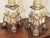 White and Gold Large Scale Italian Pricket Sticks - a Pair For Sale - Image 4 of 9
