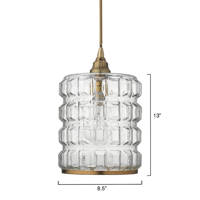 Contemporary Jamie Young Madison Pendant in Antique Brass For Sale - Image 3 of 5