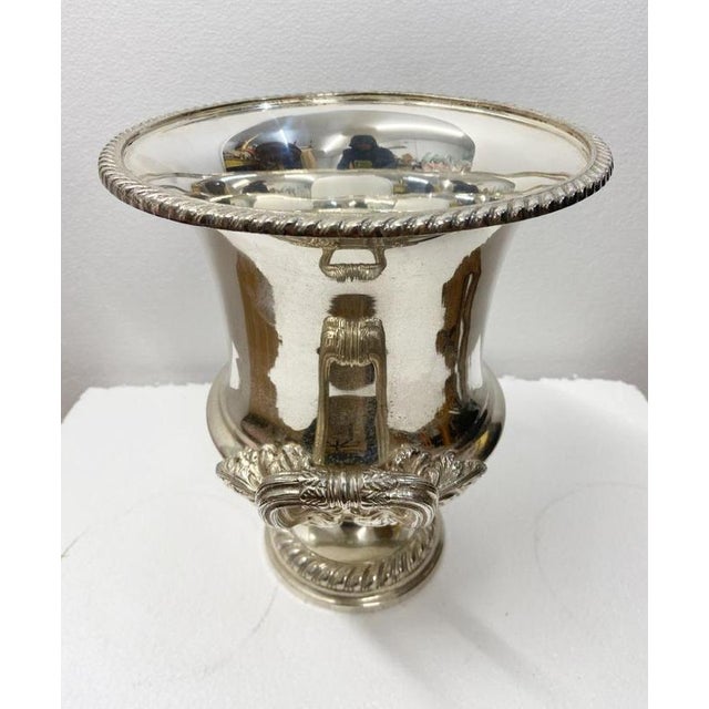 Regency Silver Plate Wine Cooler For Sale - Image 6 of 6