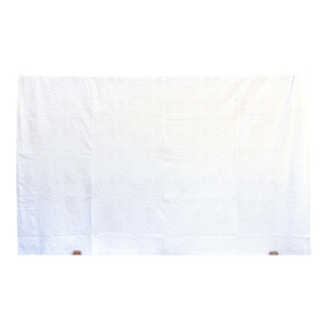 Lily of the Valley Floral Applique Bedcover