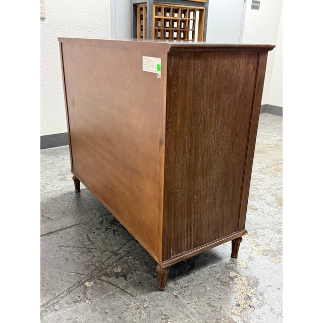 Wood Restoration Hardware Maison Dresser, Antiqued Coffee For Sale - Image 7 of 12