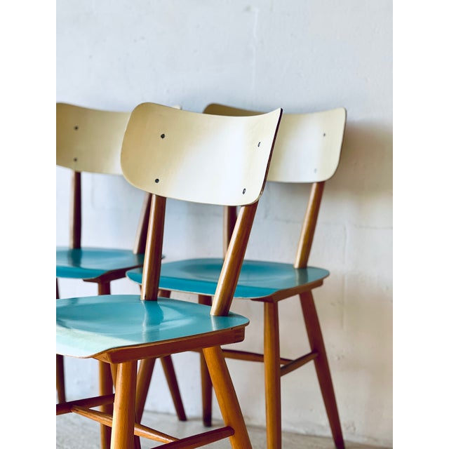 Dining Chairs from Ton, 1960s, Set of 4 For Sale - Image 14 of 18