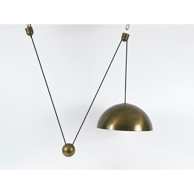 Large Solan Counter Balance Pendant Lamp by Florian Schulz, 1970s For Sale - Image 6 of 18