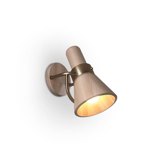 Contemporary Humphry Wall Lamp by Wood Tailors Club For Sale - Image 3 of 7